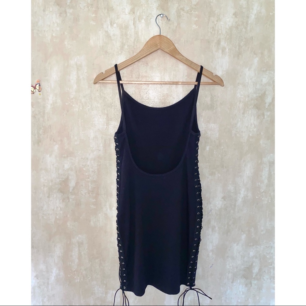 UO Silence + Noise Side Lace-Up Bodycon Dress NWOT - Picture 5 of 7